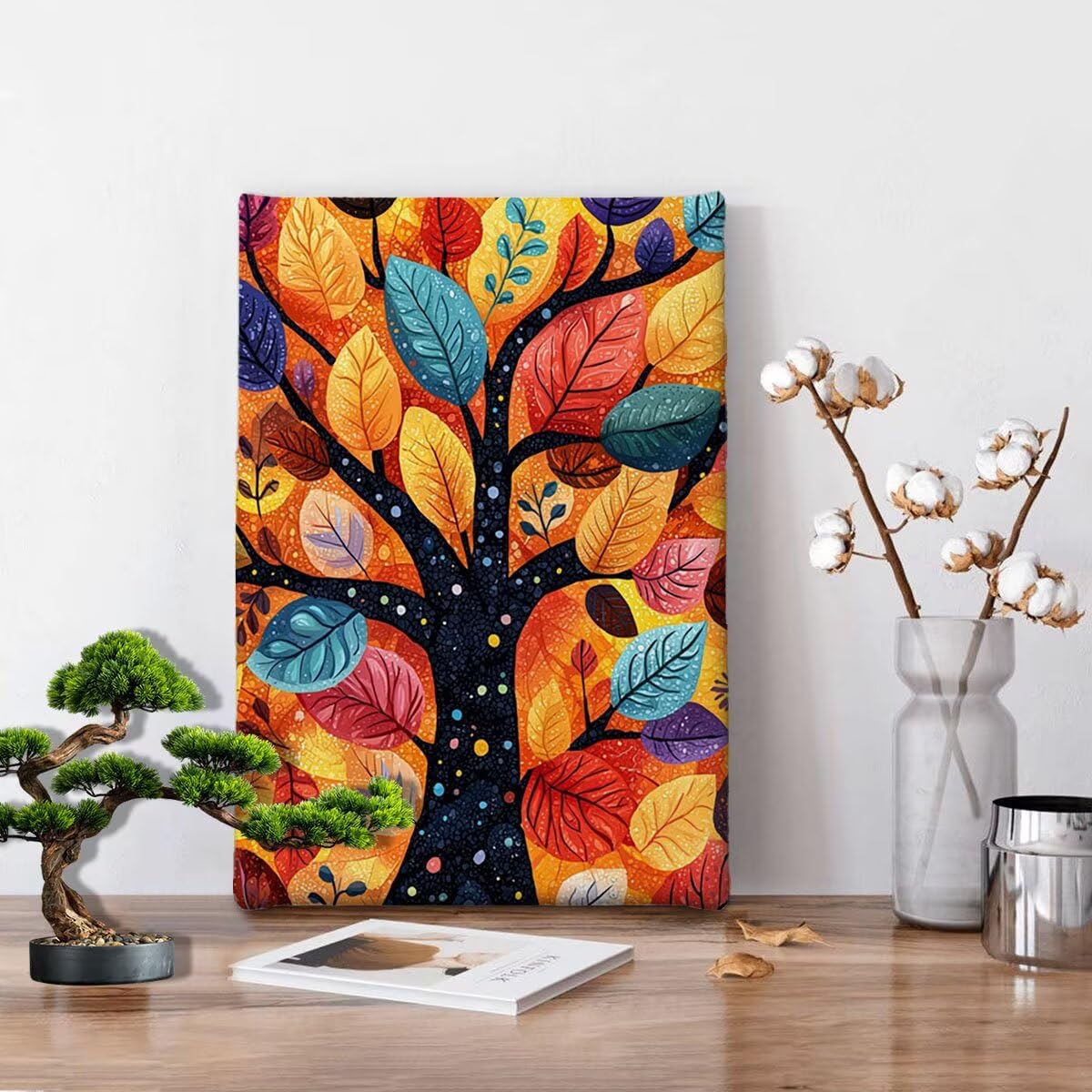 Obraz diamentowy dla dorosłych Drzewo Życia Diament Malarstwo Duży Format 70x90 cm, 5D Diamentowe Malarstwo Dziecko Rhinestone Ścieg krzyżykowy Kryształ Sztuka Płótno Zestaw Rzemiosła, Dekoracja