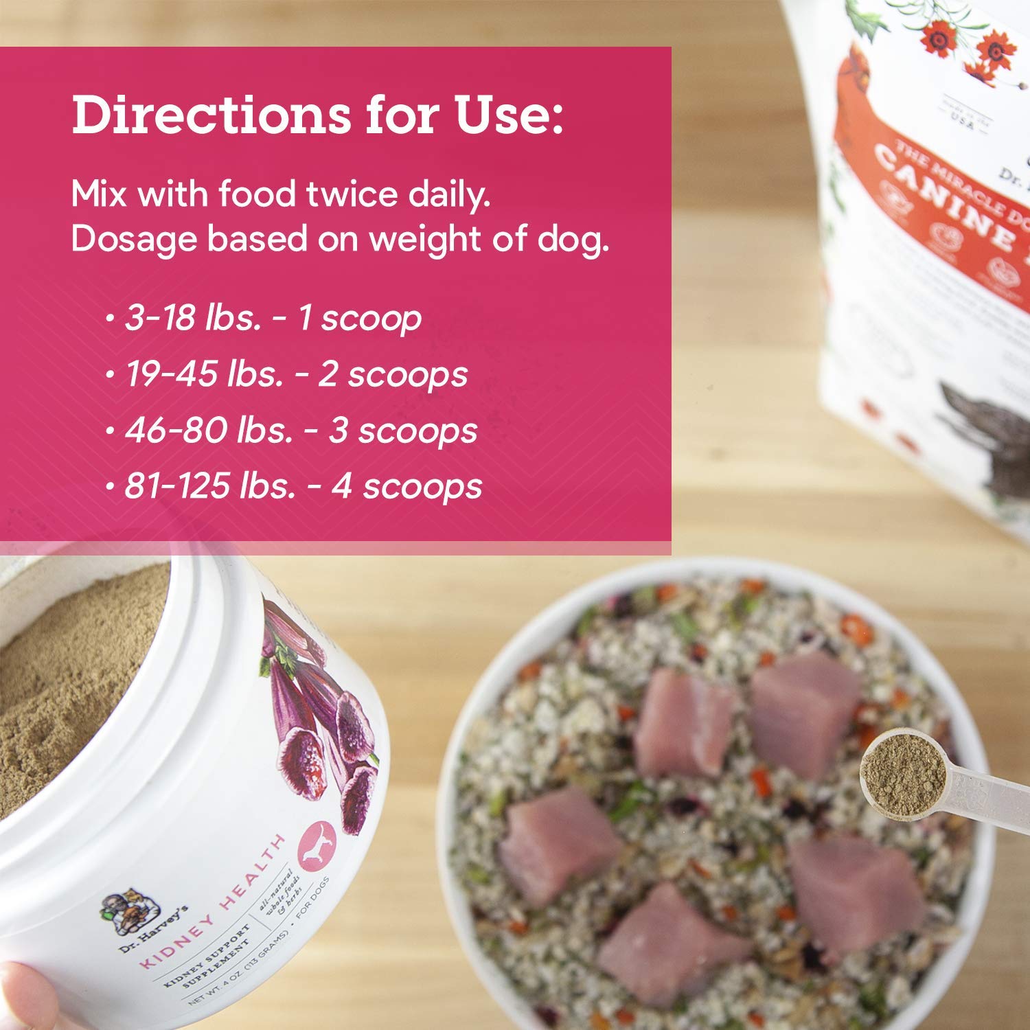 Dr Harveys Canine Health 5lb Base Mix For Dogs Kidney Desertcart