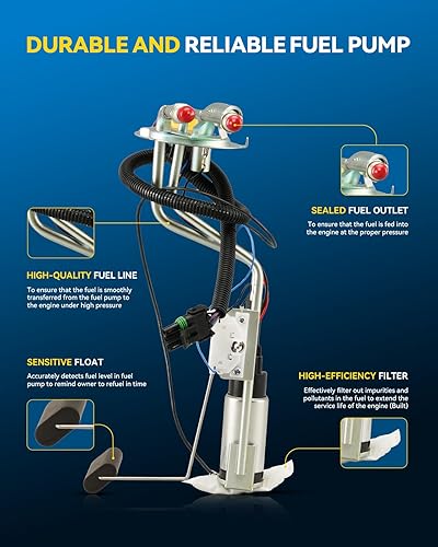 Miniatura 195 de PHILTOP Conjunto de bomba de combustible eléctrica FG0359 Reemplazo para Colorado 2004-2005, Canyon 2004-2005, MU1385, E3614M, 67557, P76184M