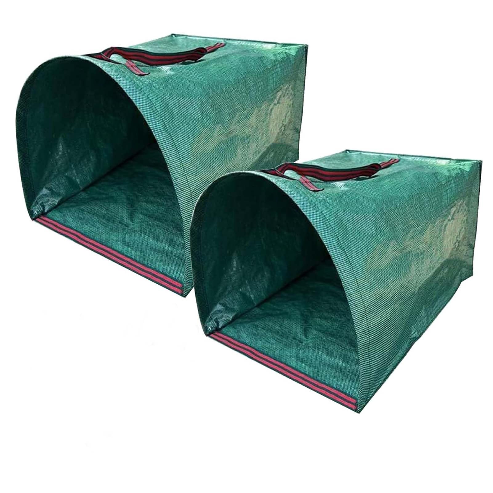 Bolsas para recoger hojas de césped y jardín para limpieza al aire libre, ideal para recoger hojas, desechos y recortes de césped