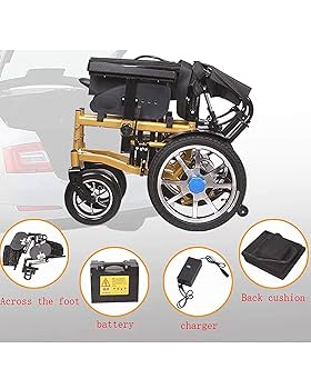 再度値下げしました。電動車椅子① バッテリー２個付 商品説明最後までお読み下さい Amazon | PIPIBEAR 電動車椅子 折りたたみ 軽量 コンパクト 電動