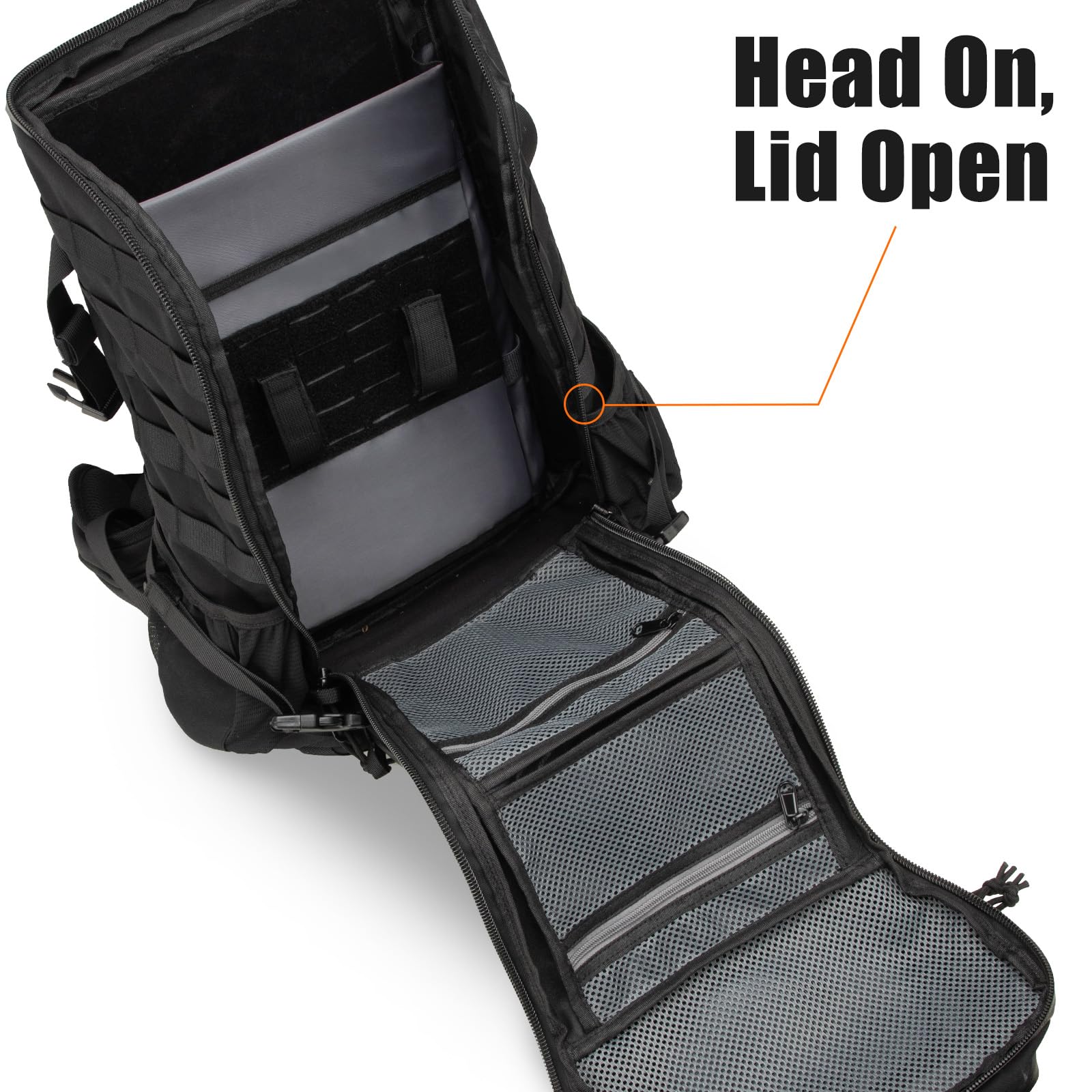 Jueachy Mochila Táctica EDC para Hombre: Mochila Militar de Asalto de 30 Litros con Sistema MOLLE Ideal para Senderismo Gimnasio Trabajo y Desplazamientos Diarios