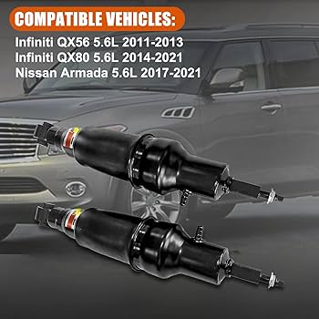 Yutmatin E6210-1LA8A Pair Rear Air Shock Struts Absorber