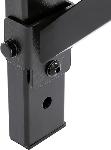 Miniatura 9 de ECOTRIC Barra de dominadas montada en la pared de 46 pulgadas, barra de ejercicios para la parte superior del cuerpo, gimnasio, barra de