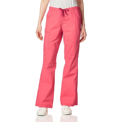 WonderWink Women's Wonderflex Grace Scrub Pant, Papaya, 3X-Large/Petite