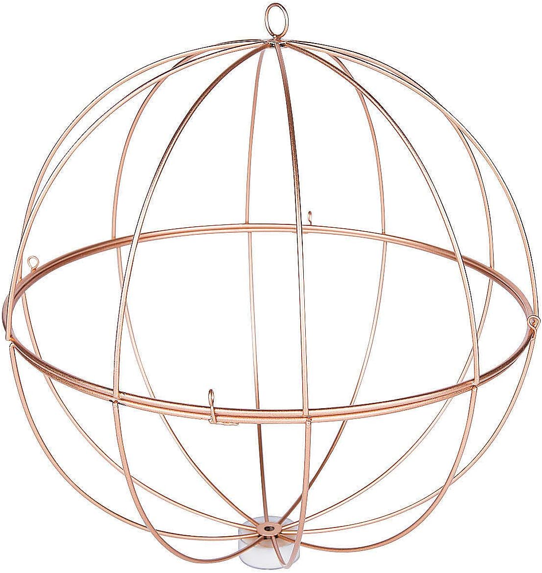 Fun Express Gold Geometric Metal Sphere (12 inch Diameter) Wedding and Home Decor