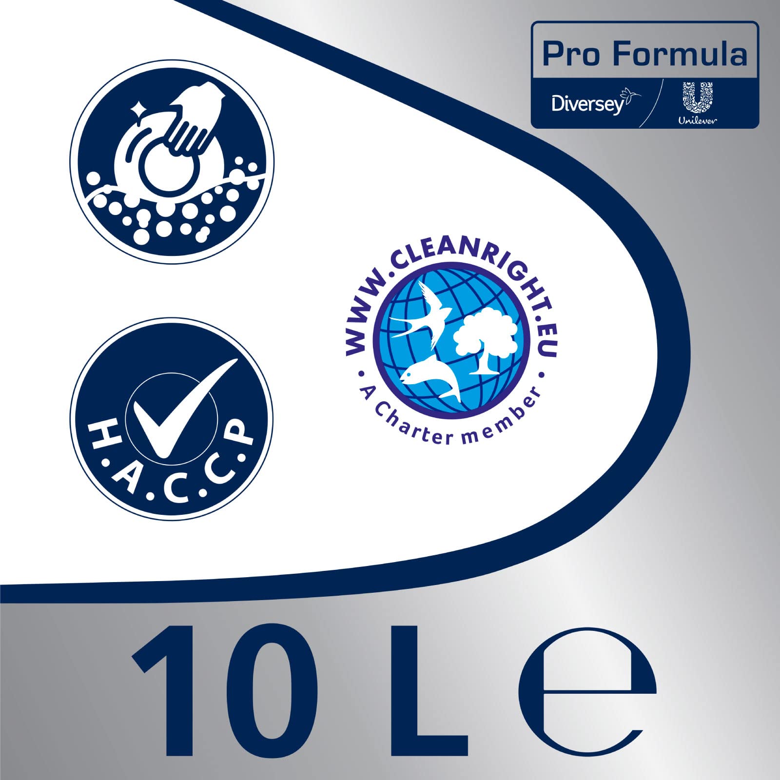 Svelto Professional Detergente Manuale Piatti Detersivo Liquido Sgrassante Pro Formula Profumo Limone - Tanica da 10L