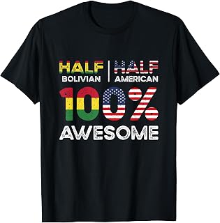 Bolivian American Patriot Grown Bolivia US Flag Dual T-Shirt