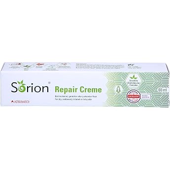 Sorion Repair Cream - for psoriasis, neurodermatitis, dry skin and eczema for intensive skin care (50 g)