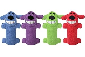Multipet International Original Loofa Dog Mini 6" Dog Toy (Assorted Colors) for Small Dog