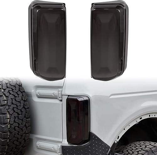 Miniatura 1 de Cubierta de luz trasera para Bronco 21-23, cubiertas de lámparas traseras, cubiertas de luces traseras, marco protector para Ford Bronco 2021 2022