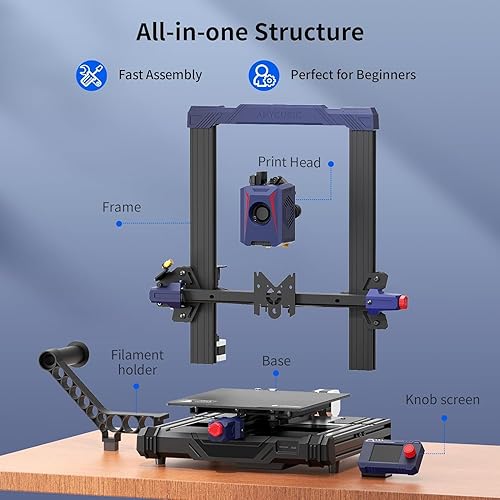 Miniatura 7 de Anycubic - Impresora 3D Kobra, impresora 3D FDM con nivelación ANYCUBIC LeviQ autodesarrollada y plataforma magnética extraíble para bricolaje en