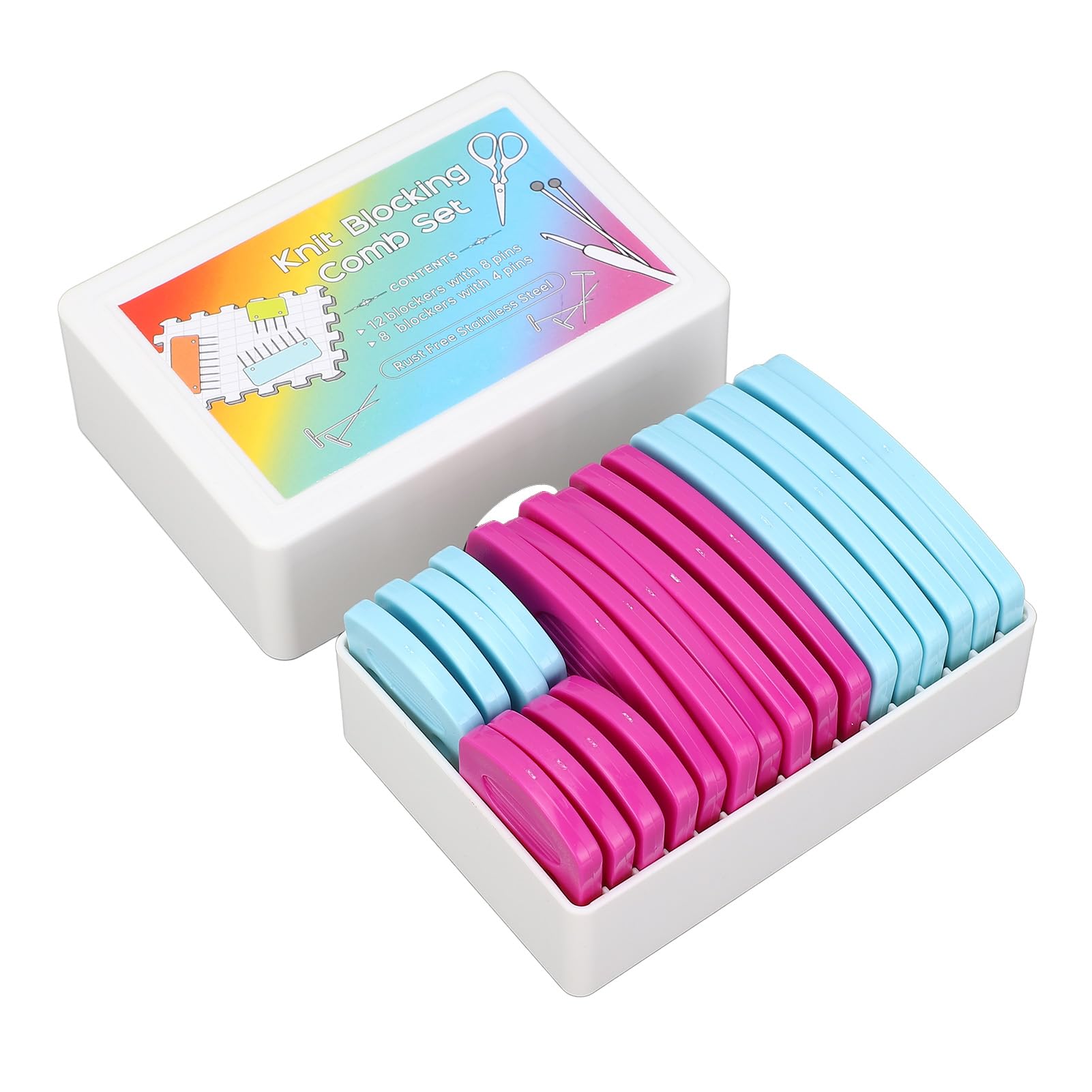 Combs de blocs de blocage Pilipane pour redresser les pulls déformés sans abîmer la laine - 8