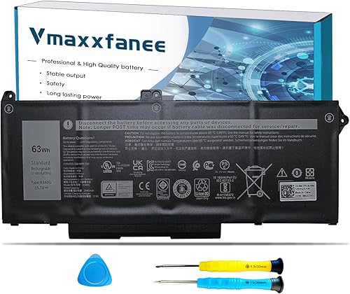 Reemplazo de batería RJ40G 63Wh para Dell Latitude 14 5420 Latitude 15 5520 Precision 15 3560 Series Laptop 01K2CF 075X16 WY9DX P104F P104F001 P137G