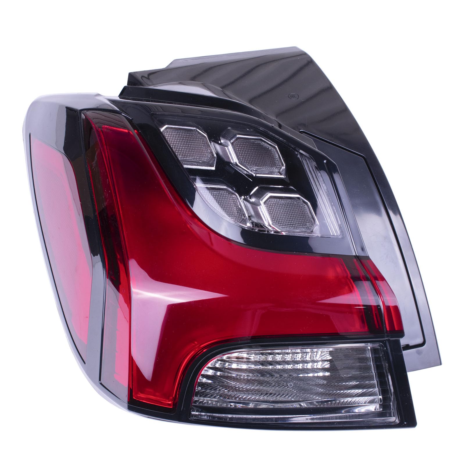 left rear light tail light assembly compatible with 2020-2022 mitsubishi outlander sport asx outer brake turn signal tail lamp brake led lamp assembly replace mi2804111, 8330b277