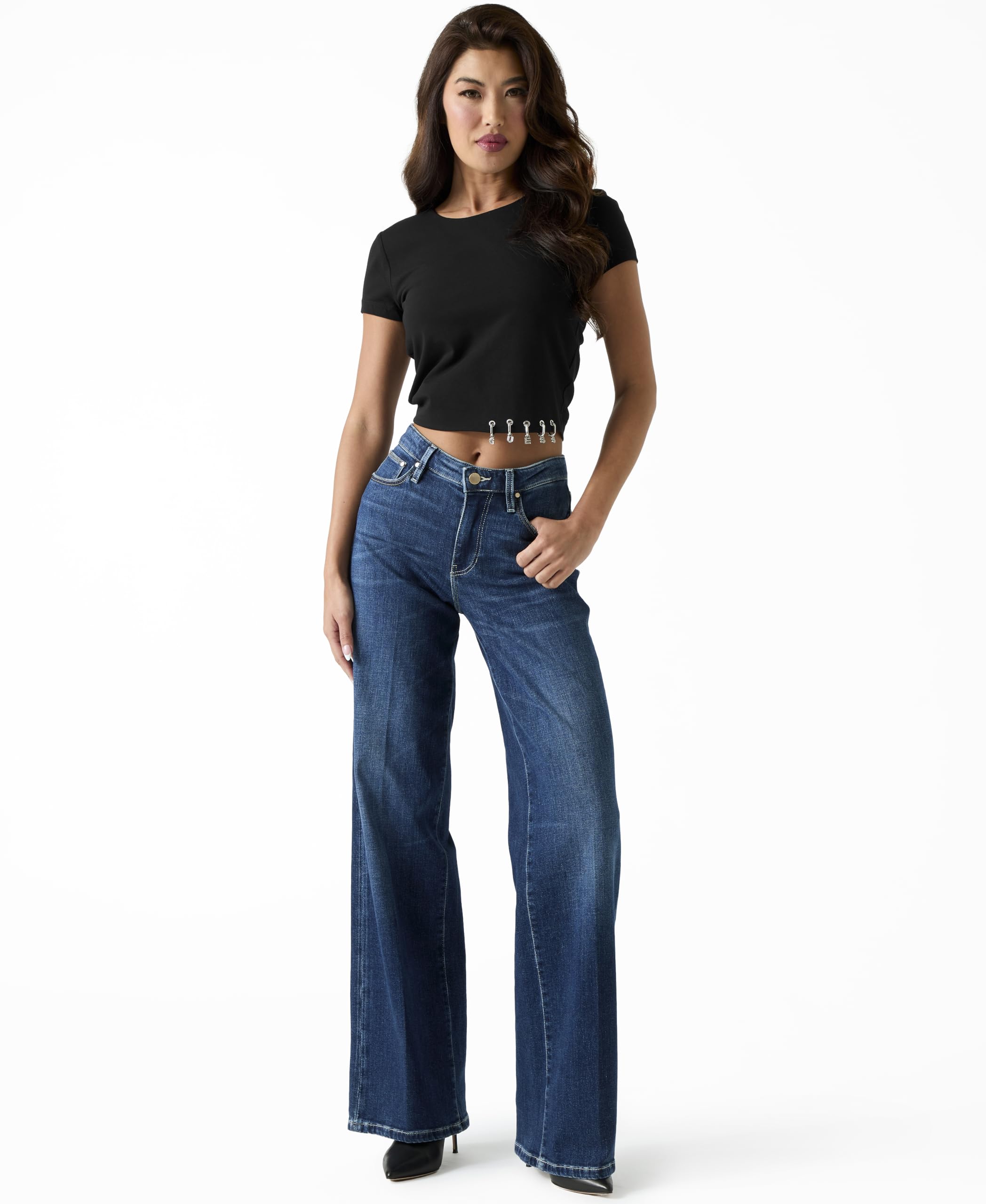 Guess GUESS Elisabette de manga corta ecológica para mujer