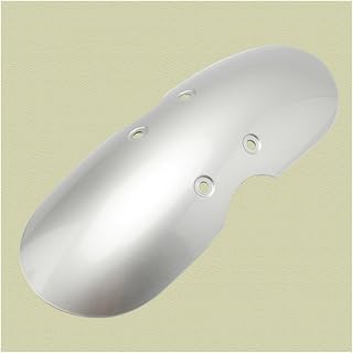 Motorcycle Short Front Mudguard Mudguard Fairing Compatible with Bonneville T100 T120 Street Twin(Silver)