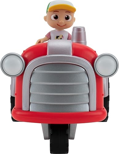 Miniatura 9 de Cocomelon - Tractor musical oficial con sonidos y exclusivo juguete Farm JJ de 3 pulgadas, reproduce un clip de la canción "Old Macdonald" más otros