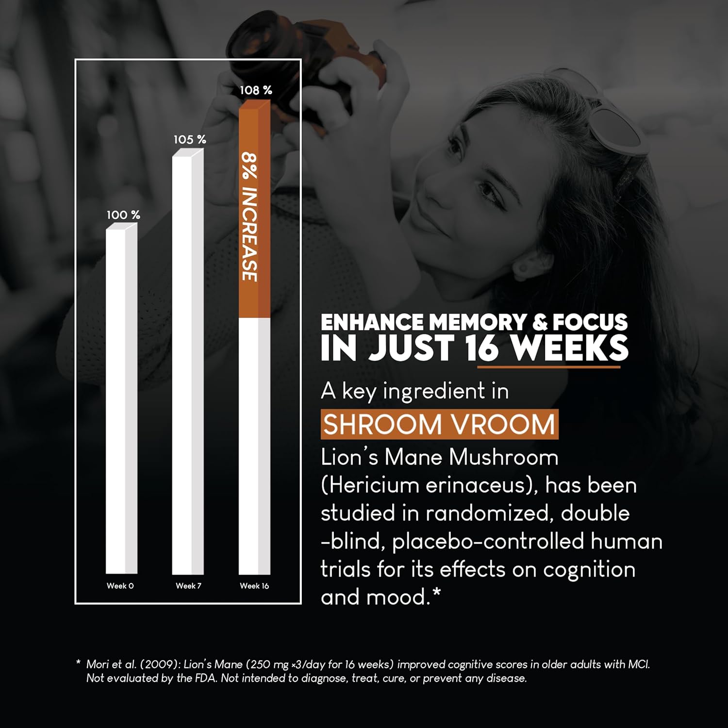 Formulation Factory Mushroom Supplement - Shroom Vroom 10-in-1 Mushroom Complex with Lion's Mane, Cordyceps & Turkey Tail - Brain Focus & Energy Capsules - 120 Capsules, 2 Month Supply - Image 9