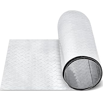 Yaocom 12 x 120 x 0.06 Diamond Plate Aluminum Sheet, Silver