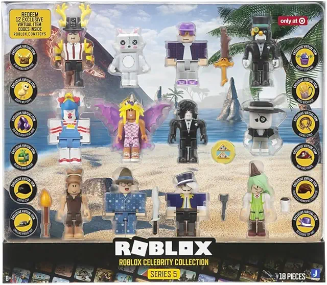 Roblox Promi-Kollektion S5 Figuren-Set mit 12 Figuren und Zubehör