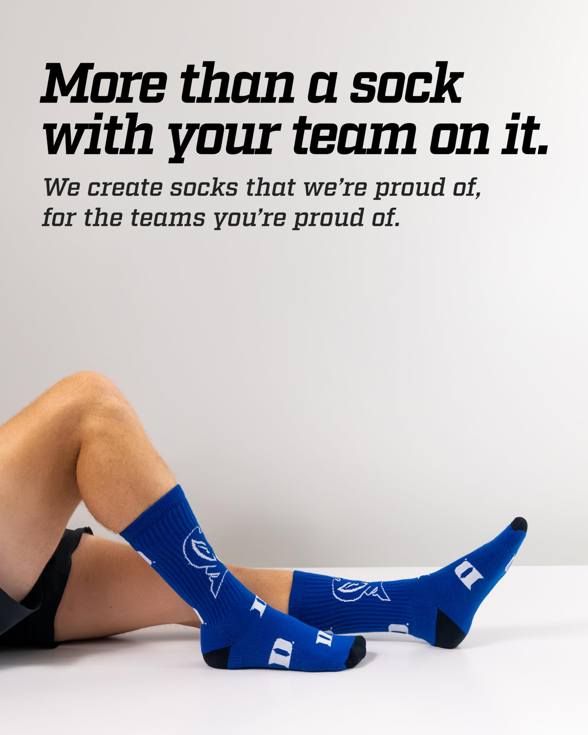 Snapklik.com : TCK Duke Blue Devils Mayhem Crew Socks