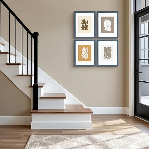 Vista 261 de Frametory, Los marcos de 16 x 20 pulgadas muestran imágenes de 11 x 14 pulgadas con paspartú o fotos de 16 x 20 pulgadas sin paspartú, vidrio Plata