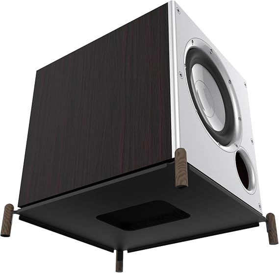 Polk Audio PSW10 10インチパワードサブウーファー用木製スタンド、音質を向上させ、地面からの距離を伸ばします。 幅14インチ x 奥行き16.13インチ