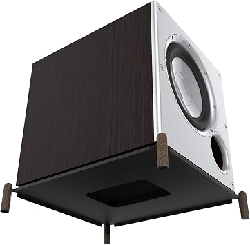 Polk Audio PSW10 10インチパワードサブウーファー用木製スタンド、音質を向上させ、地面からの距離を伸ばします。 幅14インチ x 奥行き16.13インチ