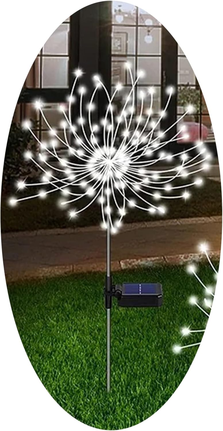 Outdoor Christmas Lights for House, 1/2/4Pcs Solar LED