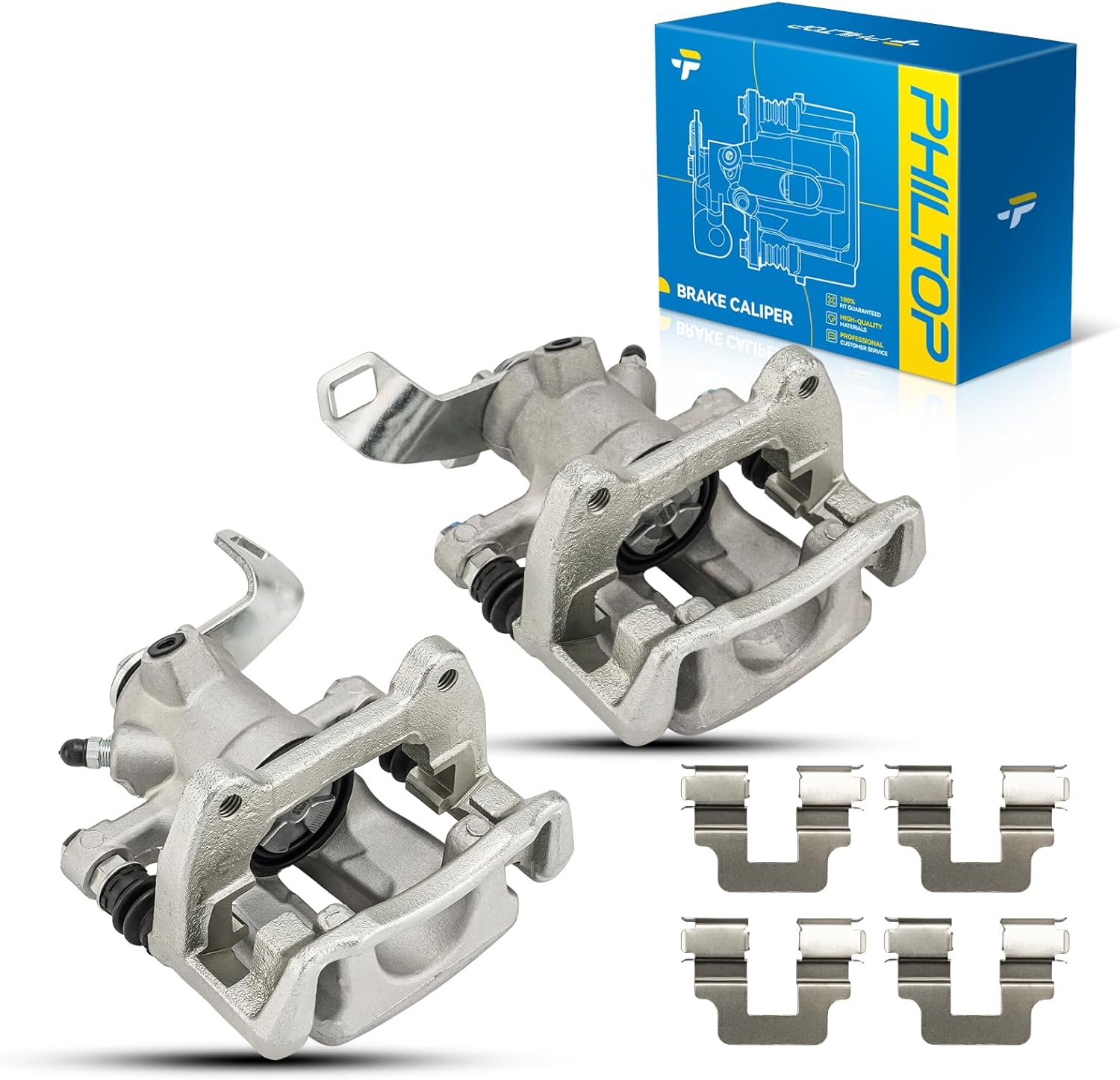 PHILTOP Brake Caliper Rear Compatible with 2007-2015 Mini Cooper, 19-B3318, 19-B3319