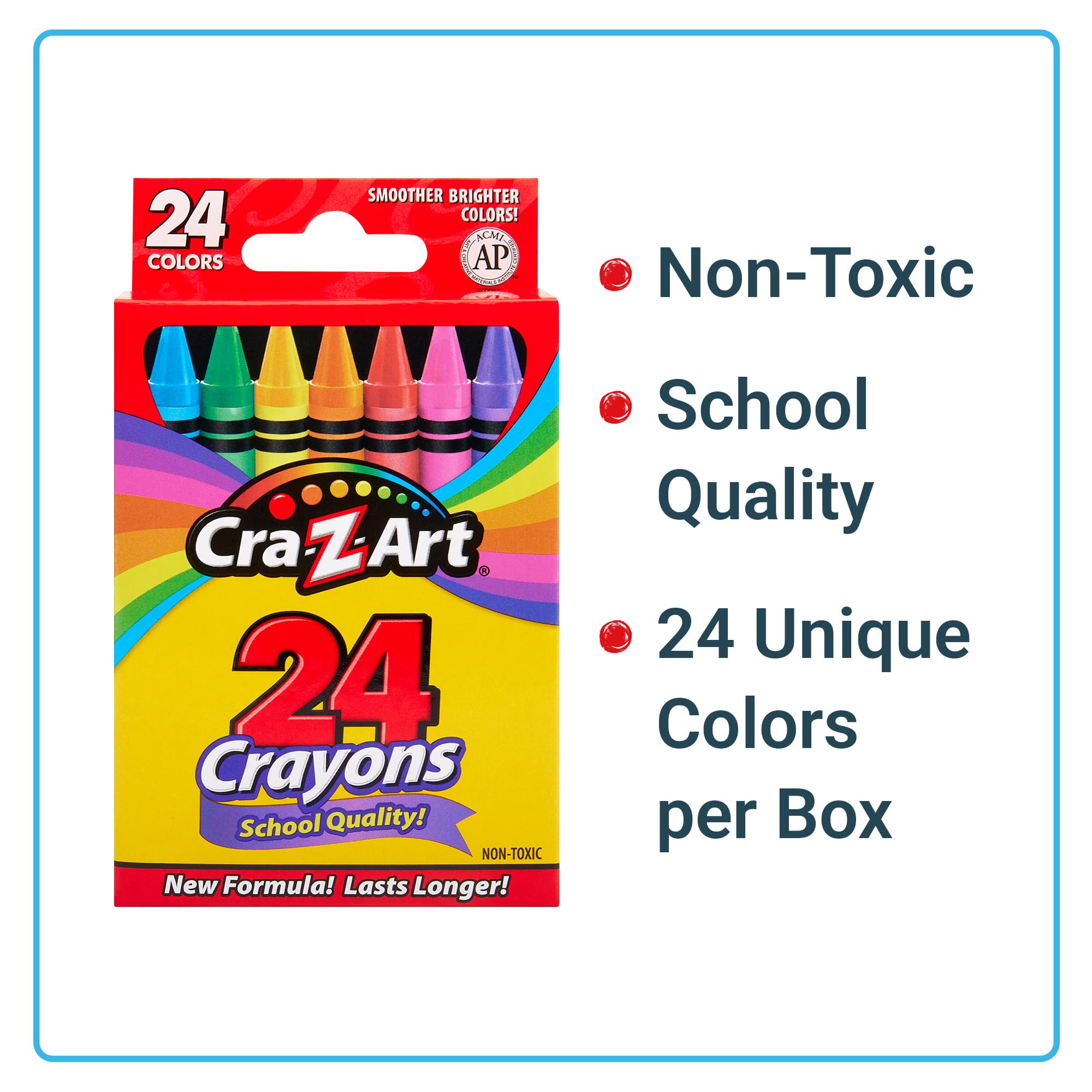 Bulk Crayons - 24 Count Packs for Classroom -7 Bulk Crayons - 24 Count Packs for Classroom -7
