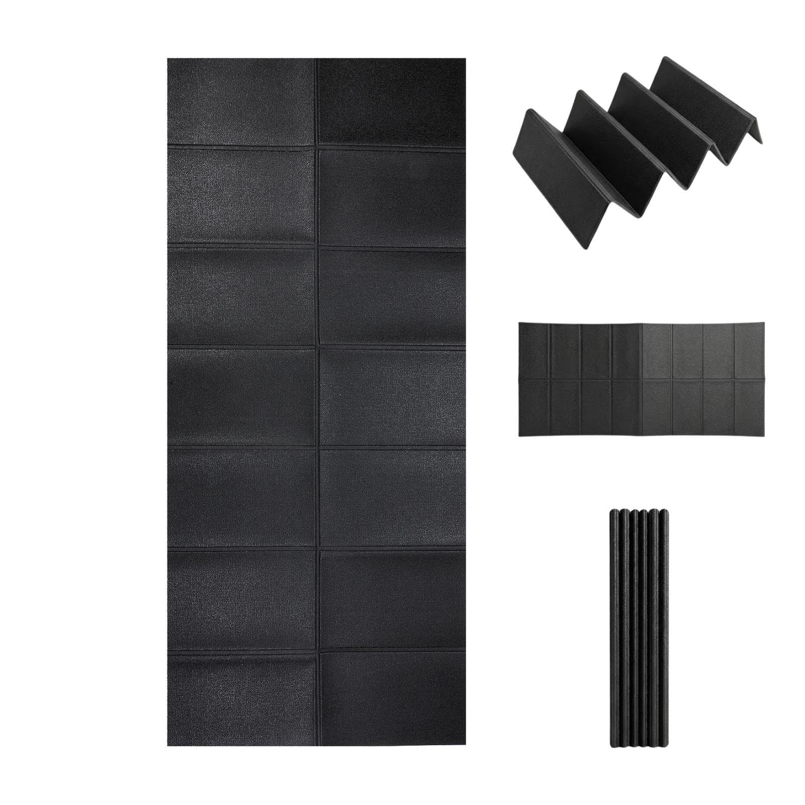 Tappetino Tapis Roulant Resistente Impermeabile Pieghevole | Tappetino Proteggi Pavimento per Cyclette Adatto A Stepper Ellittica Spin Bike Attrezzatura Per Allenamento E Panca