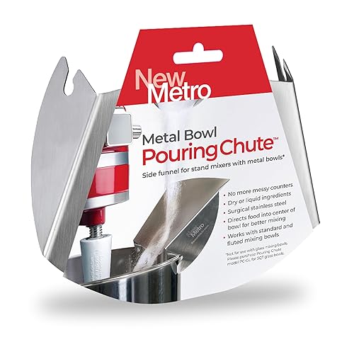 New Metro Design PC-10 Pouring Chute Compatible with KitchenAid Stand