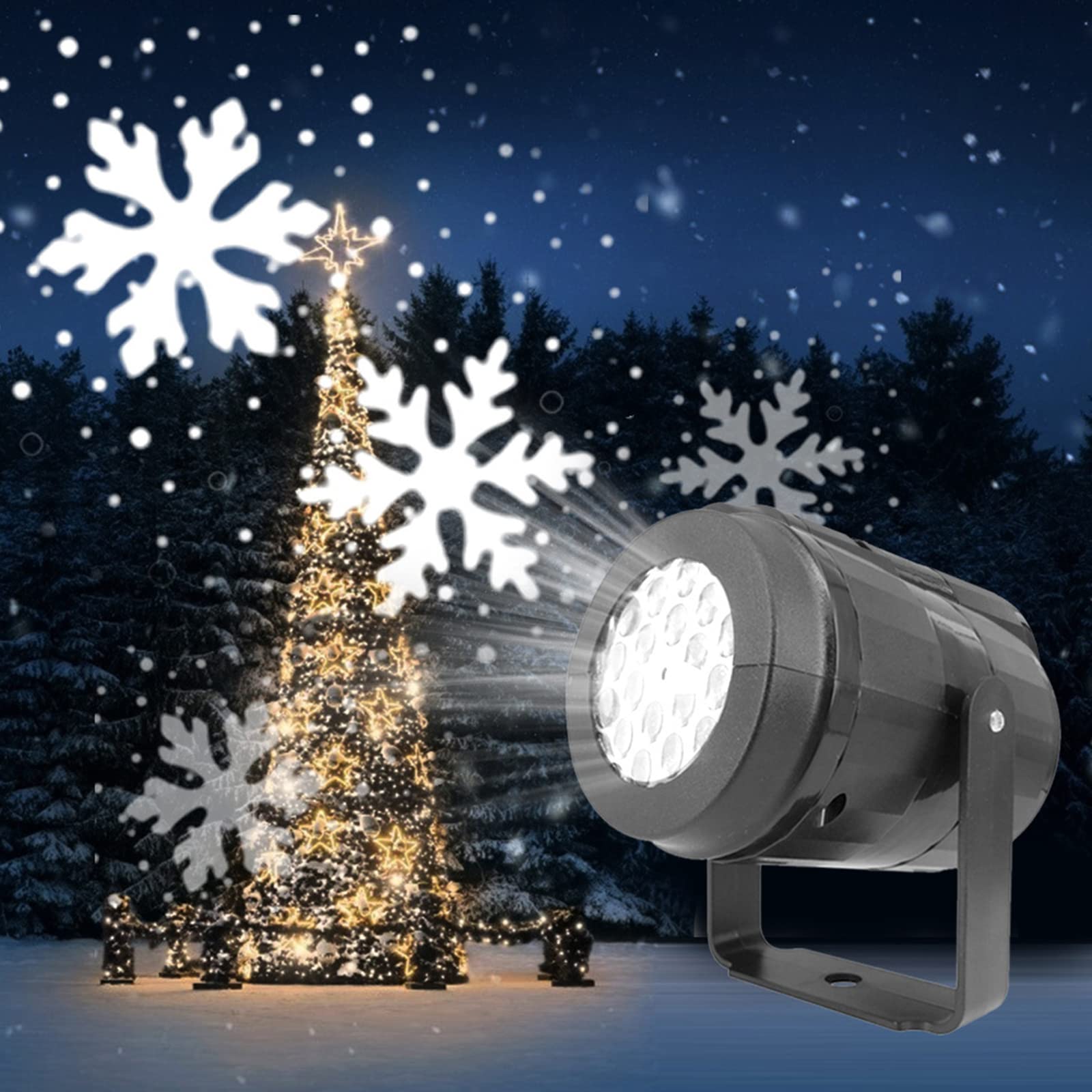 NEMMXUB Kerstprojector voor buiten, led-projectielampen met