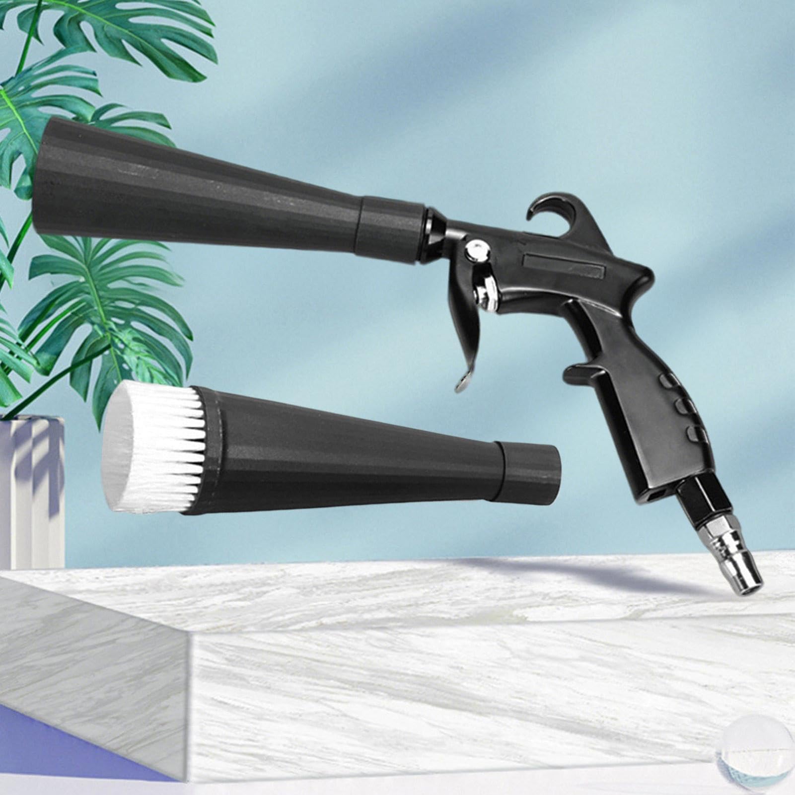 Detailing Blower Duster Cleaner con 2 ugelli | Car Wash Air Blower per tastiera del computer Elettronica Posto di lavoro Casa Laptop Auto Garage