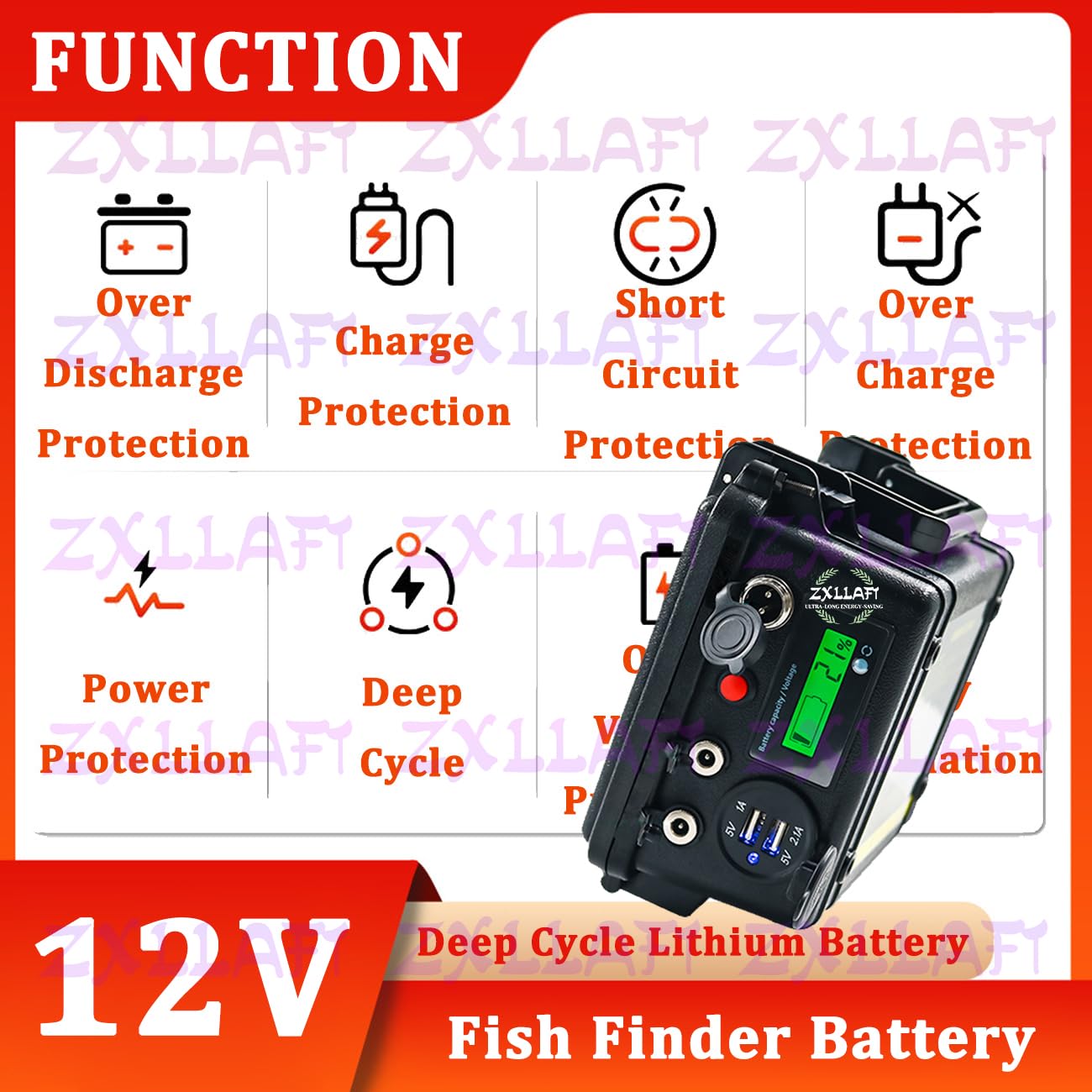 Batería Litio 12 V 20 Ah 30 Ah Batería Ciclo Profundo