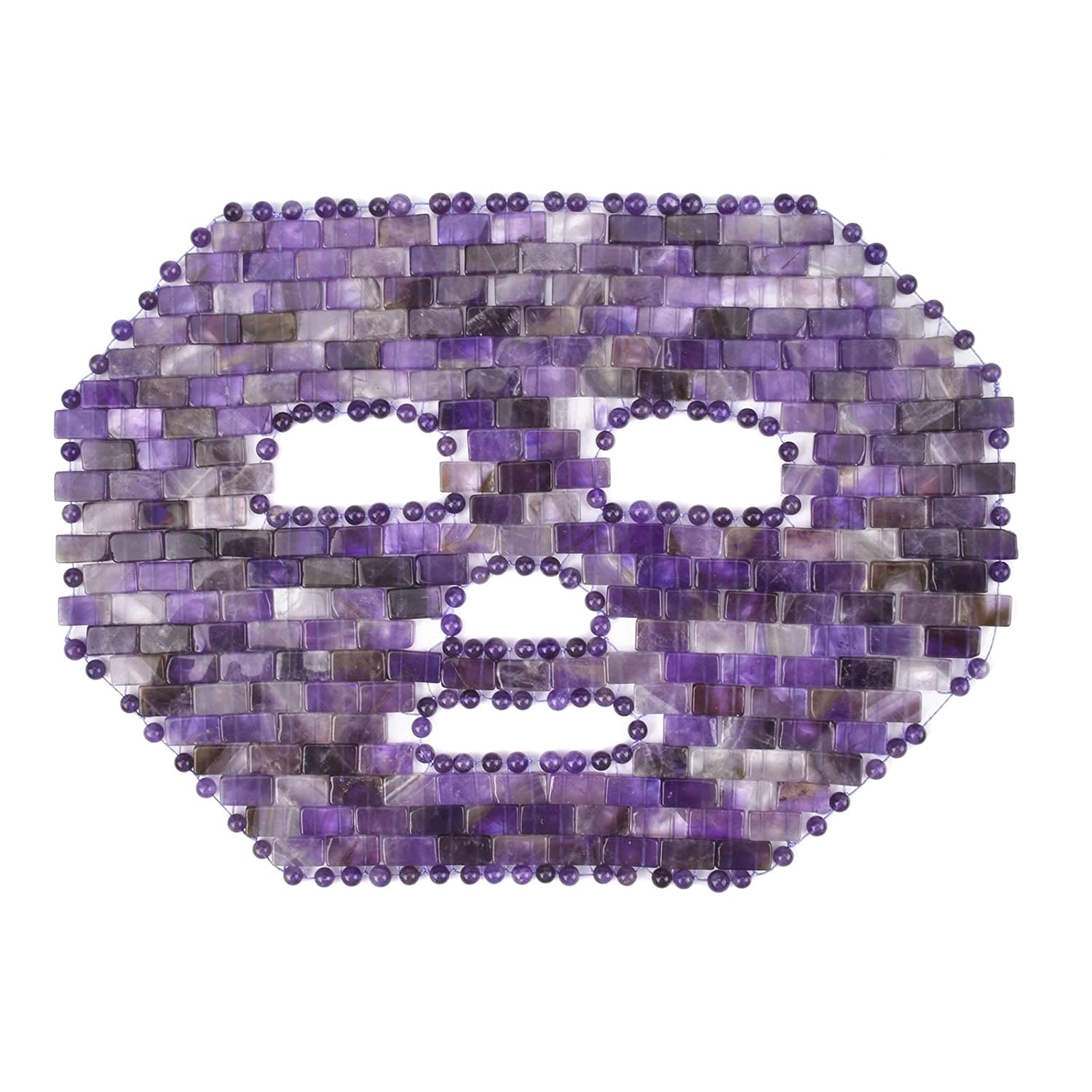 ideayard Jade Facial Mask 100 All Natural Jade Sleep Mask Diminish Puffiness Soothe Eye Fatigue Purple