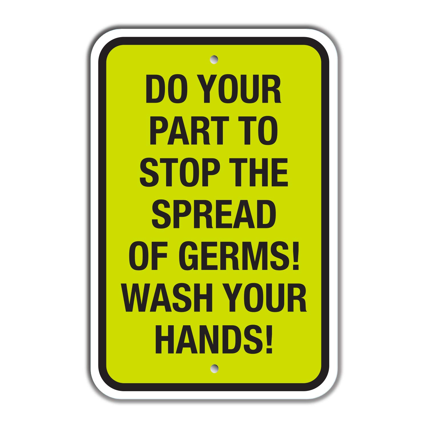 SmartSign “Do Your Part to Stop The Spread of Germs, Wash Your Hands ...