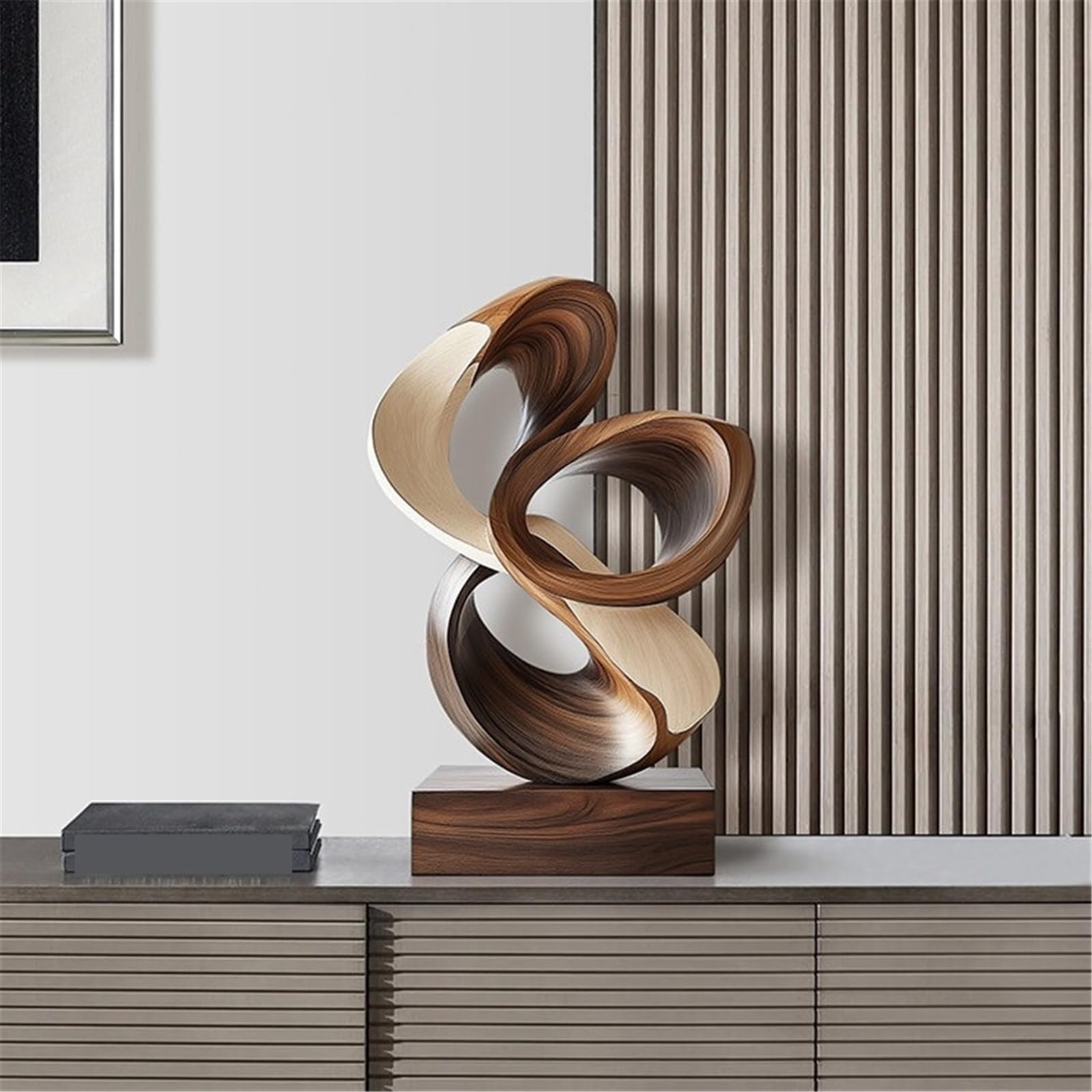 Moderna Astratti creativi sculture in Legno Ornamenti Decorazioni for la casa opere d'Arte da Tavolo Scultura