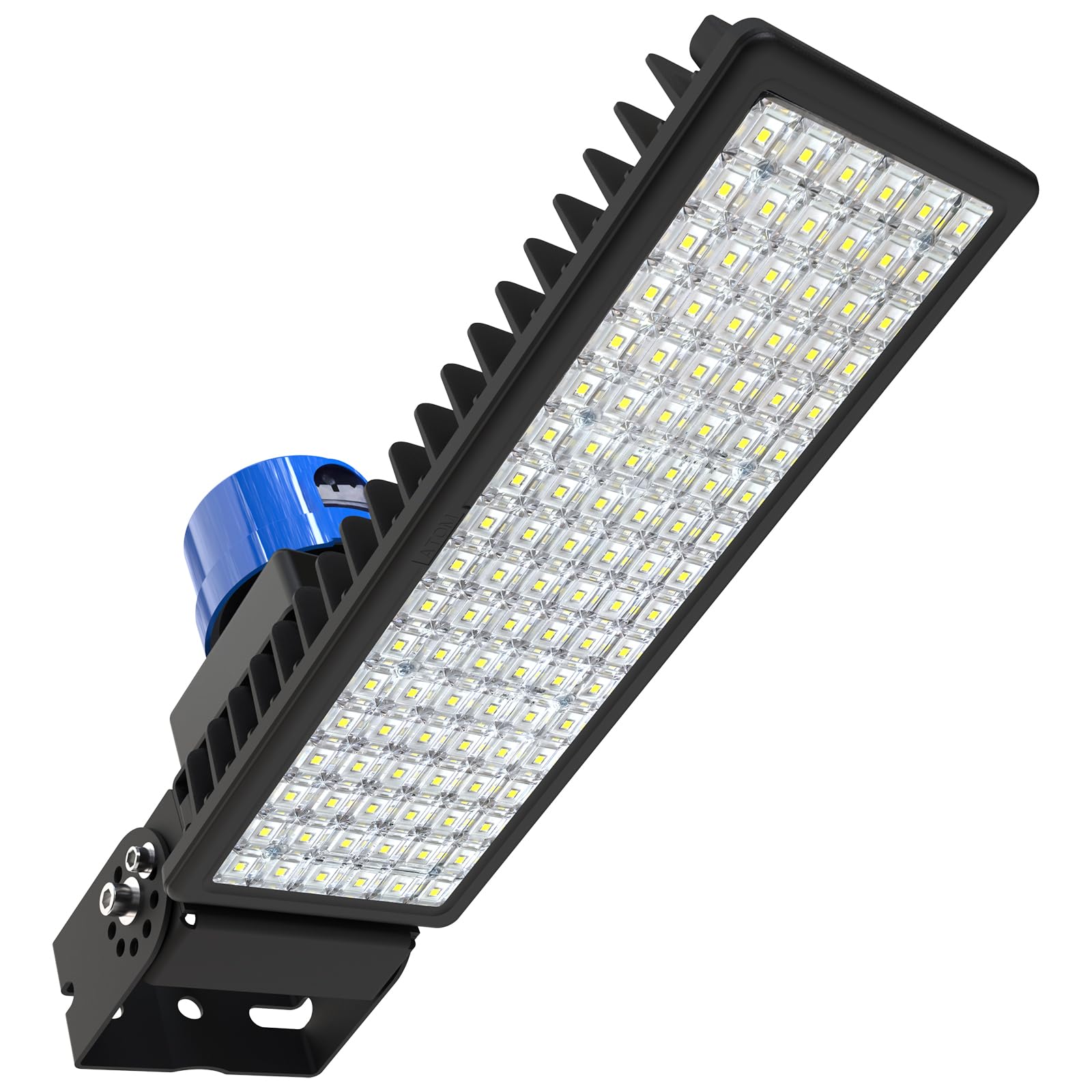 POWFU Powerful LED with Twilight Sensor Outdoor 100W 14000LM Dusk to Dawn Spotlight 6500K LED IP67 Waterproof Garage Parking Light