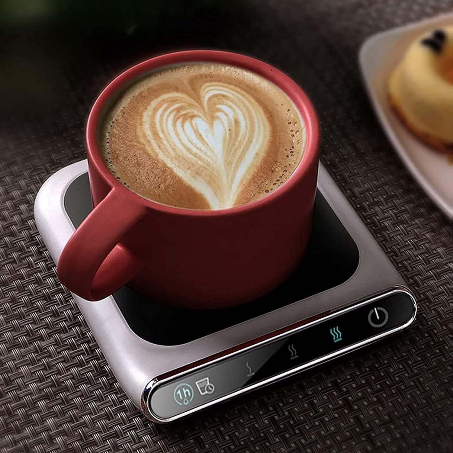 Coffee Mug Warmer Electric Cup Warmer for Desk Office Home Use Mug Warmer with 3 Settings Warmer Heating Plate Electric Beverage Warmer for Cocoa Tea Milk Heater