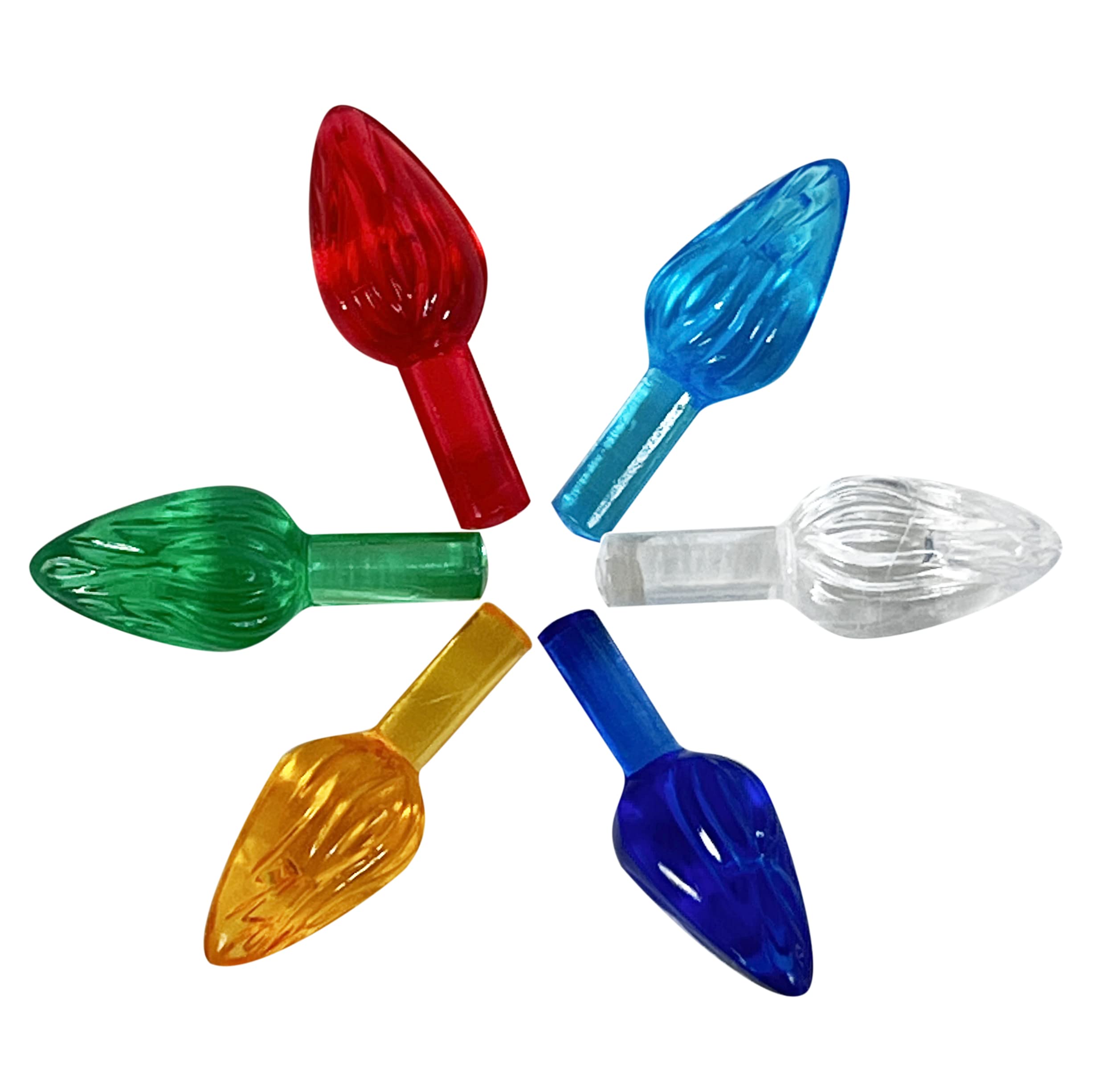 National ArtcraftMedium Twist-Style Ceramic Christmas Tree Lights - Assorted Colors (144 Pieces)