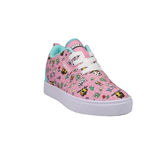 HEELYS Men's Wheeled Heel Shoe - 10 - Pink/Aqua