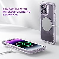 Vista 6 de Diaclara - Funda diseñada para iPhone 14 Pro Max de 6.7 pulgadas, resistente, cuerpo completo, con protector de pantalla sensible al tacto