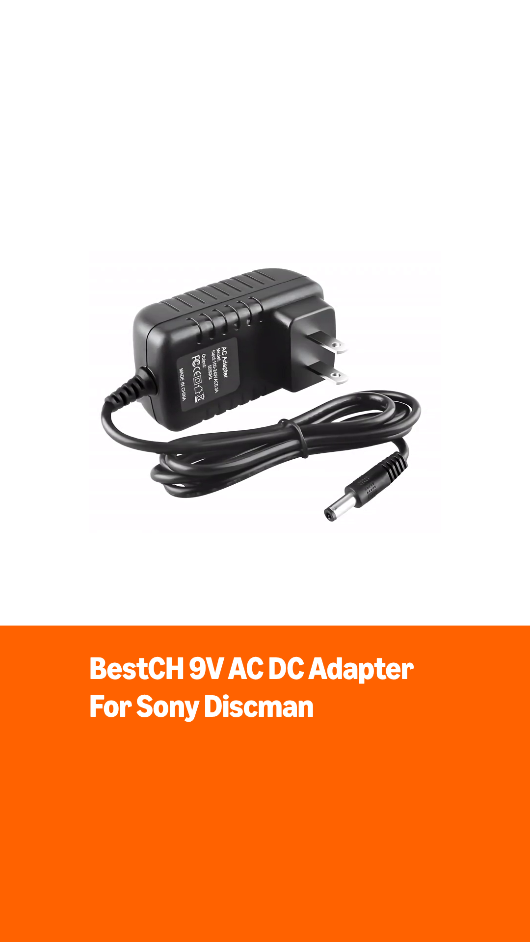 Amazon.com: BestCH 9V AC DC Adapter for Sony Discman Model No. D