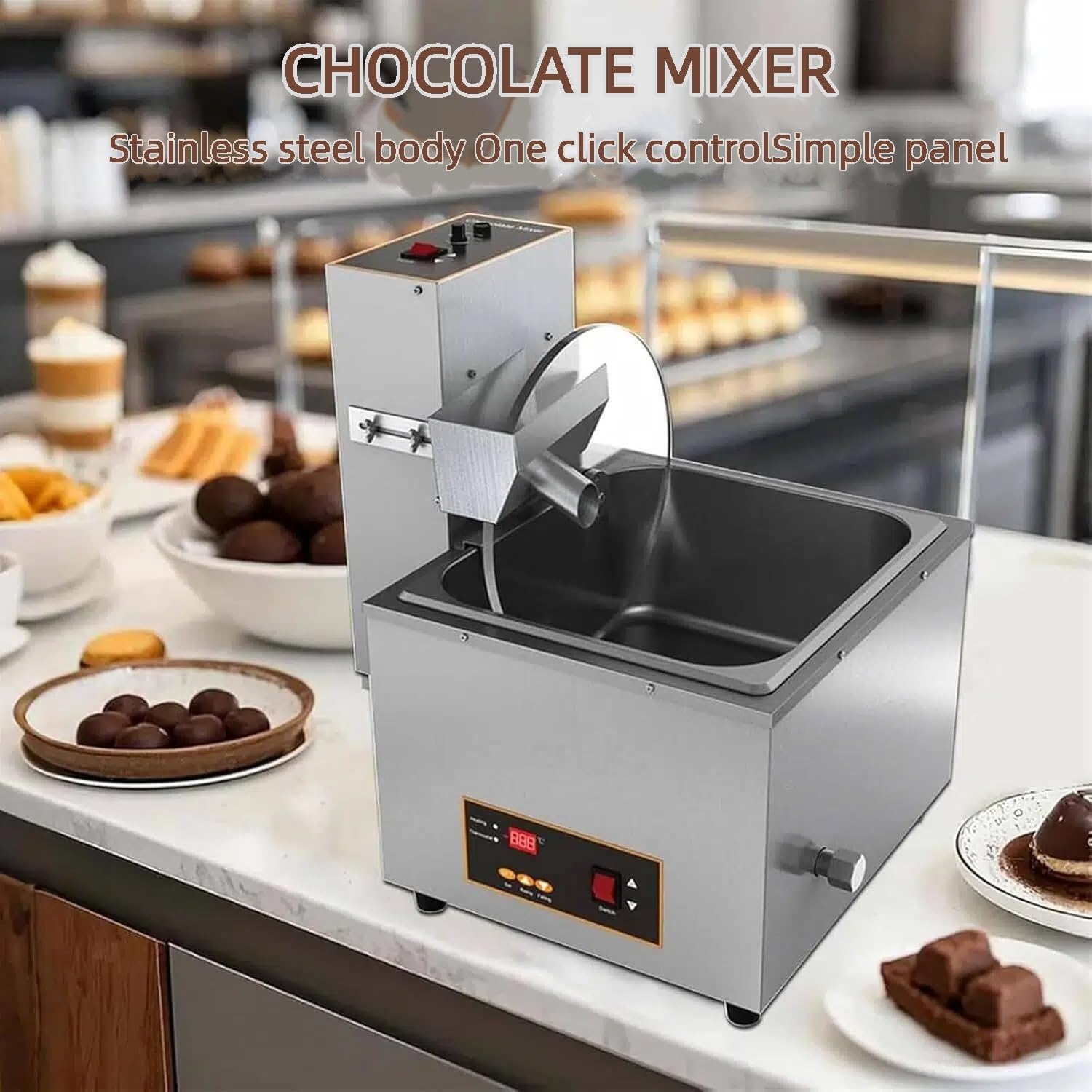 Scioglitore di cioccolato con dosatore Temperatrice per cioccolato 0-95°C