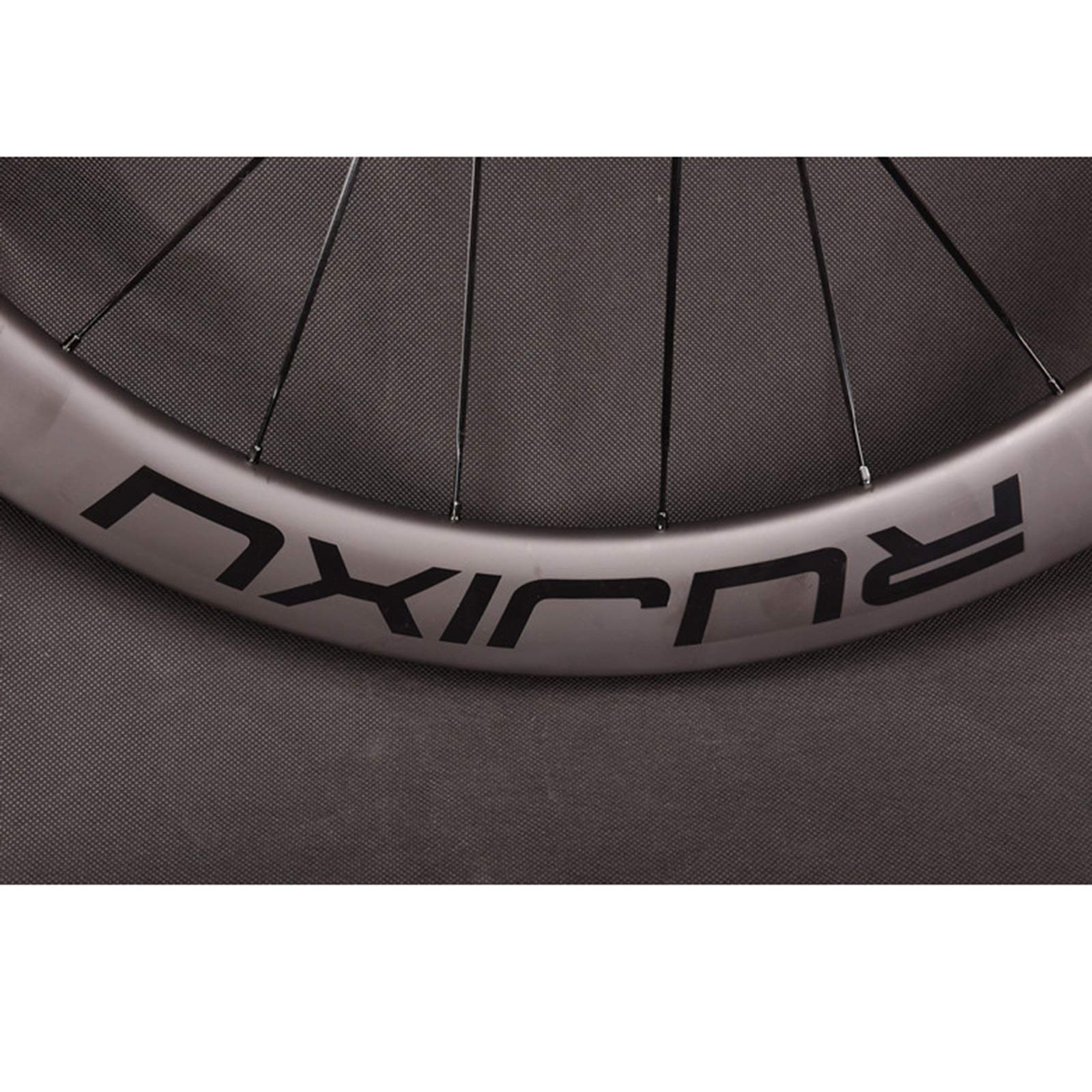 Paire De Roues Carbone 700c Pour Vélo De Route – Frein V, Tubeless Ready, Brillant