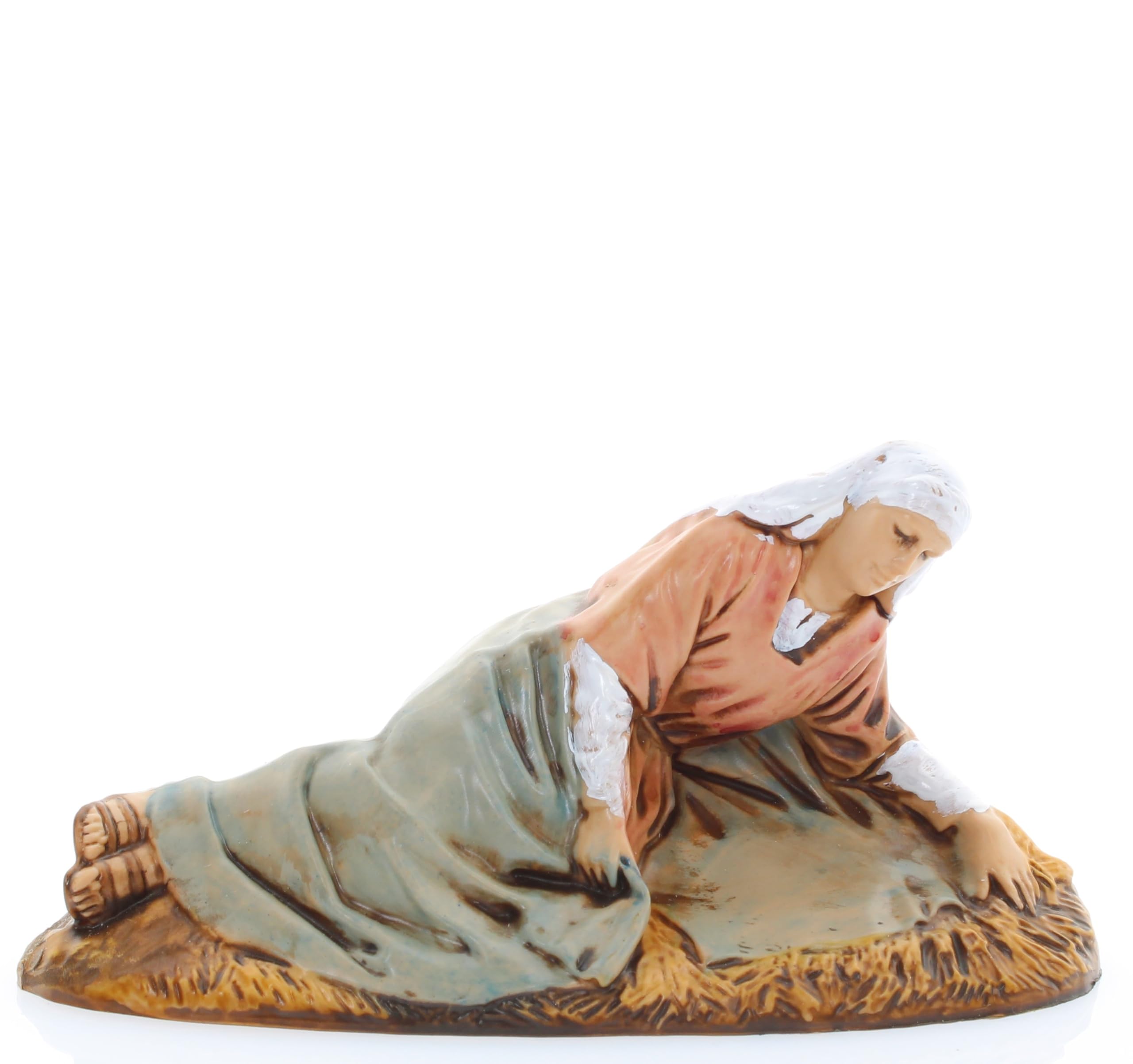Ensemble De 16 Bergers – Figurines Crèche 10 Cm – Style 700' Par Martino Landi – Peint à La