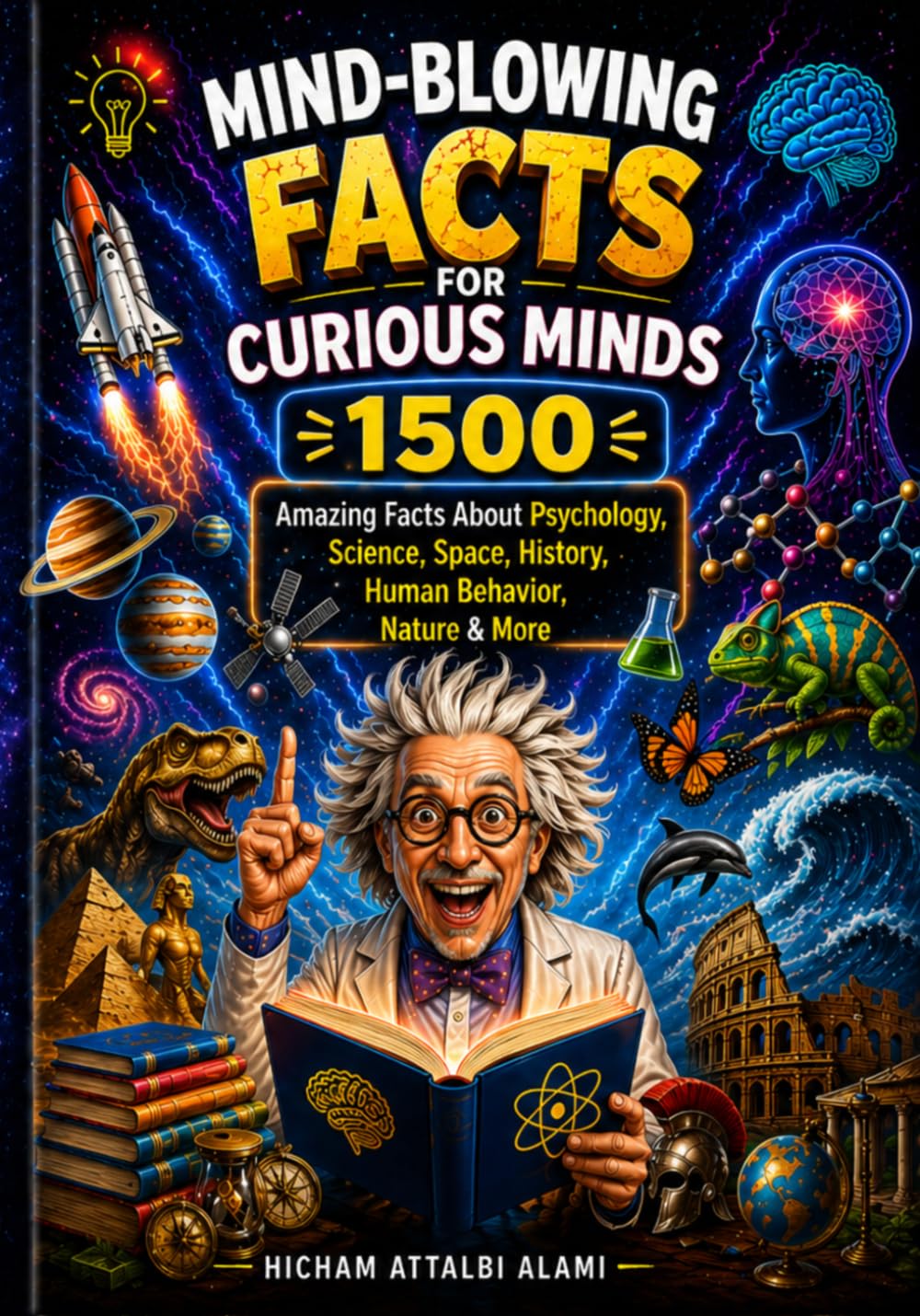 Mind-Blowing Facts for Curious Minds: 1500 Amazing Facts About Psychology, Science, Space, History, Human Behavior, Nature & More